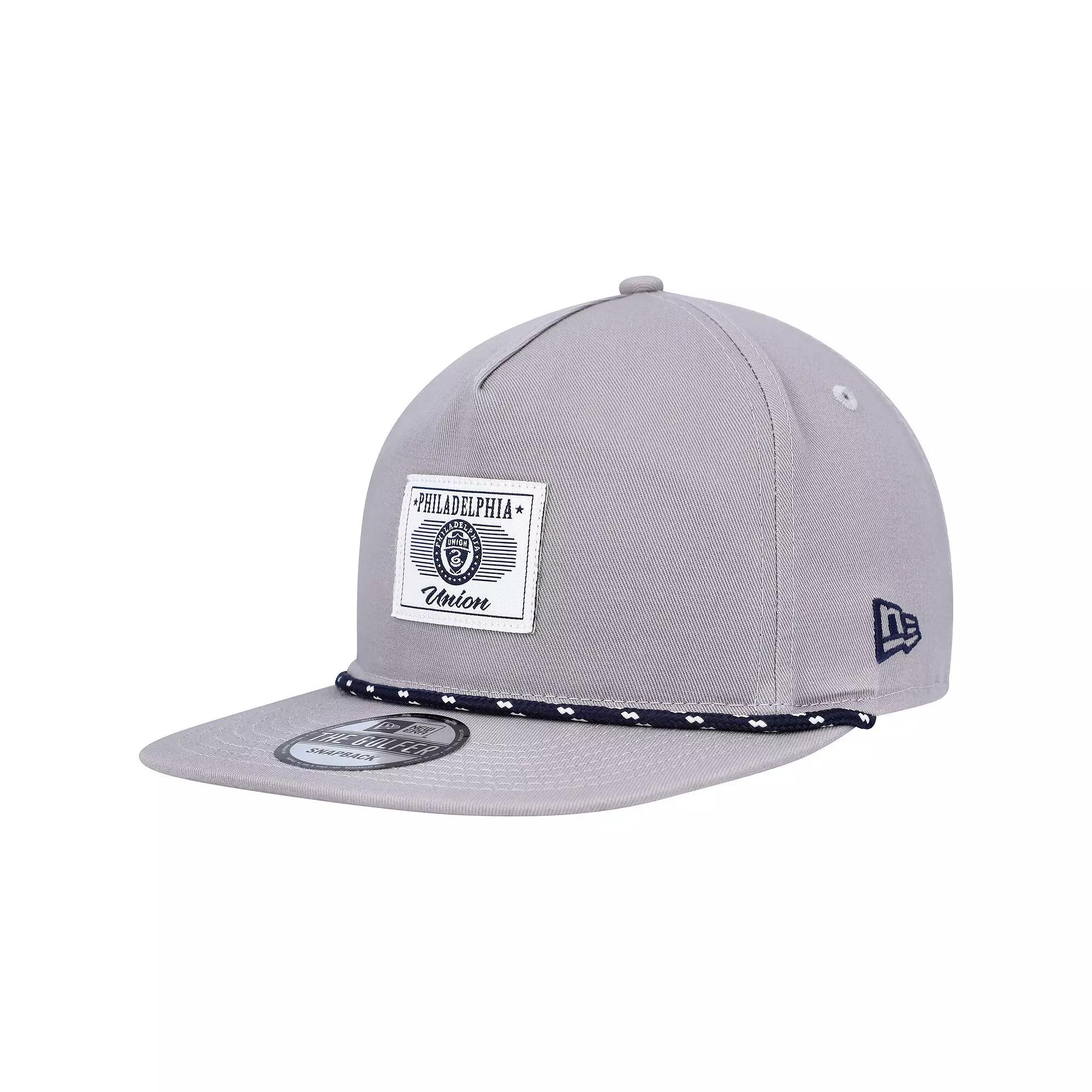 Men's New Era Gray Philadelphia Union Patch Golfer Adjustable Hat, Uni Grey Product Image
