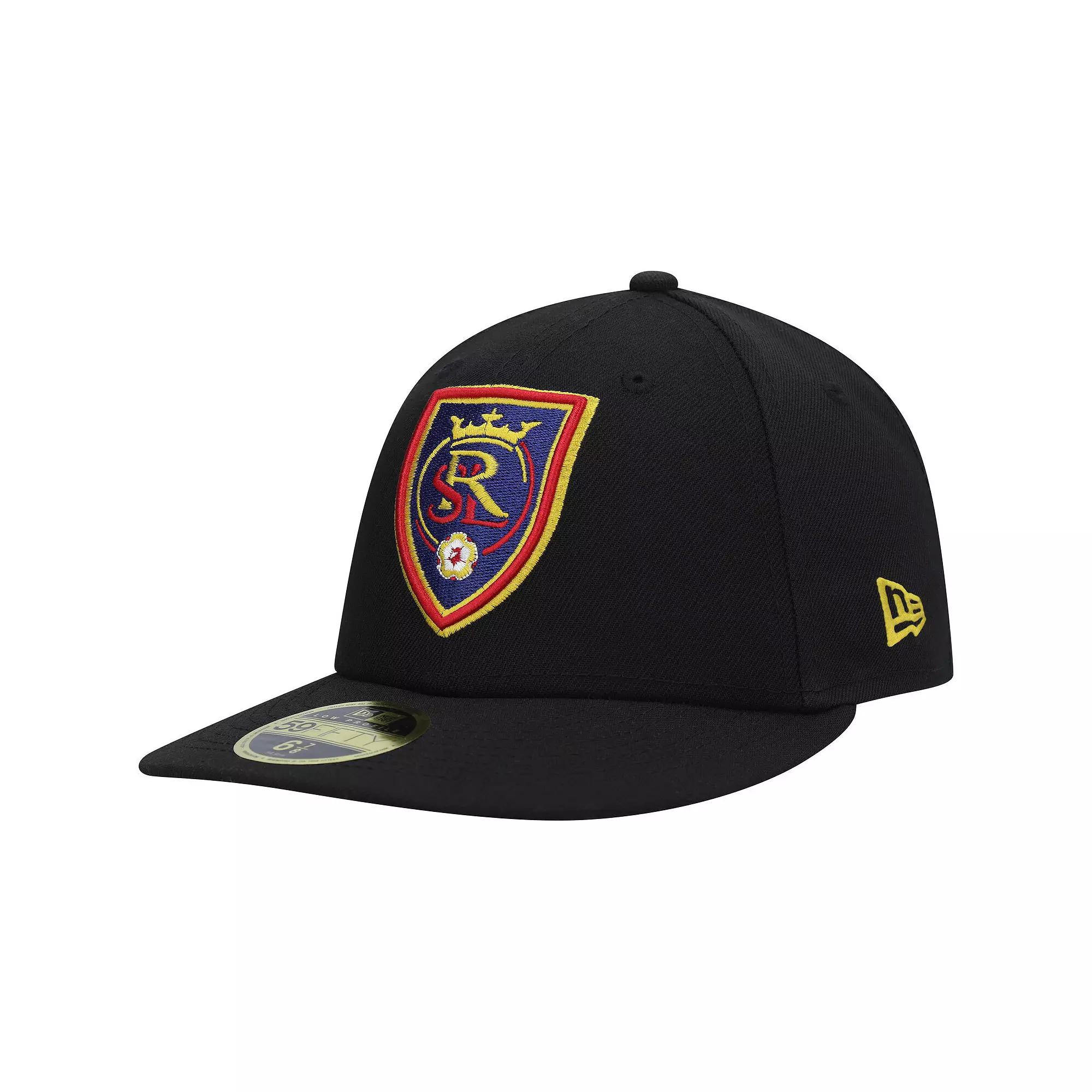 Men's New Era Black Real Salt Lake Primary Logo Low Profile 59FIFTY Fitted Hat,  Product Image