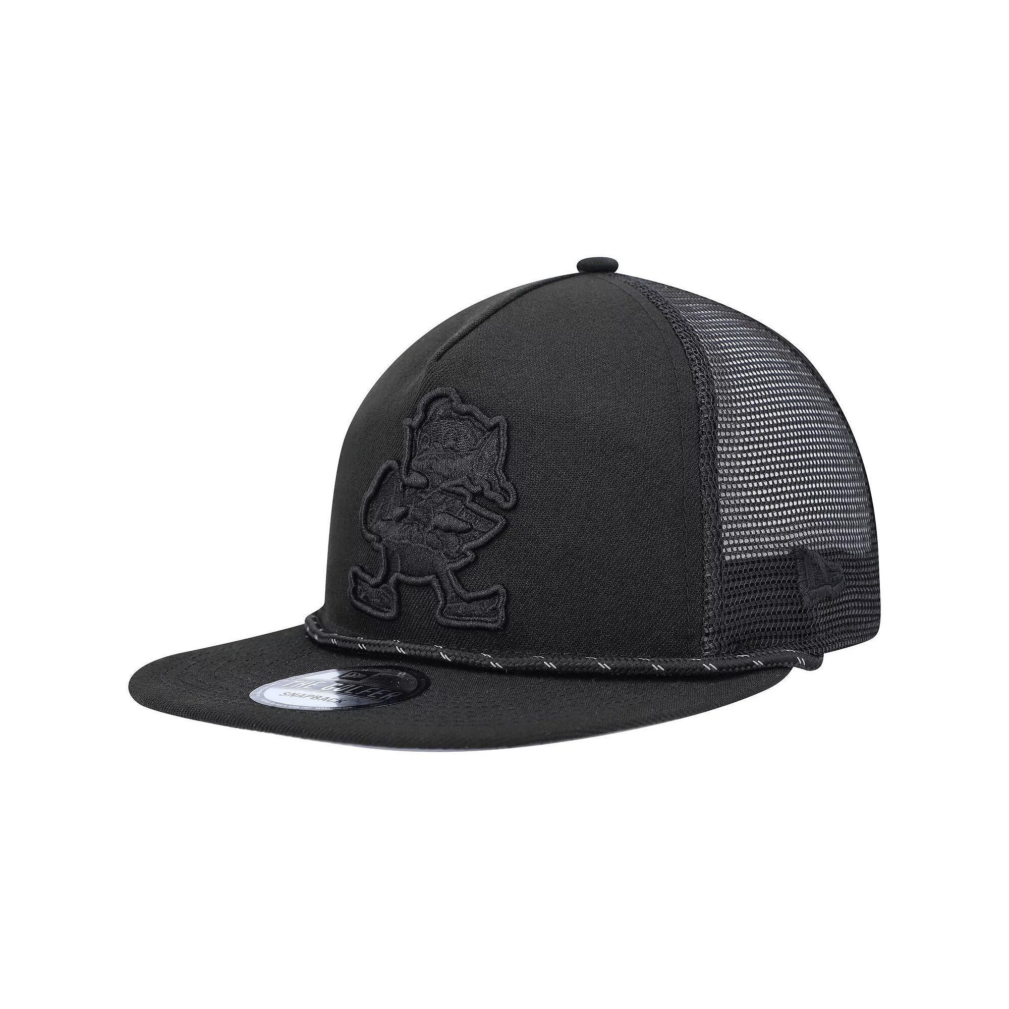 Men's New Era Black Cleveland Browns Illumination Golfer Snapback Trucker Hat Product Image