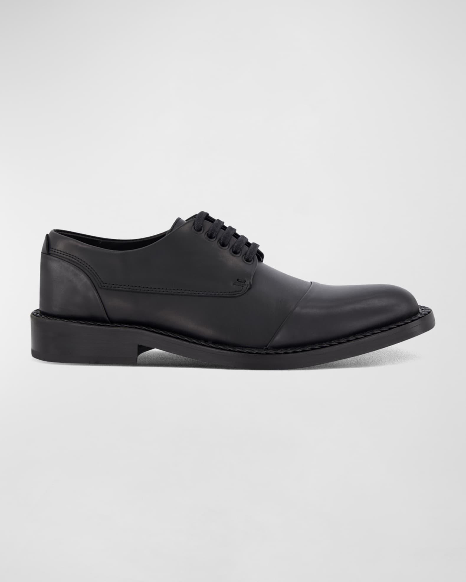 Men's Braided Welt Cap Toe Derby Shoes Product Image