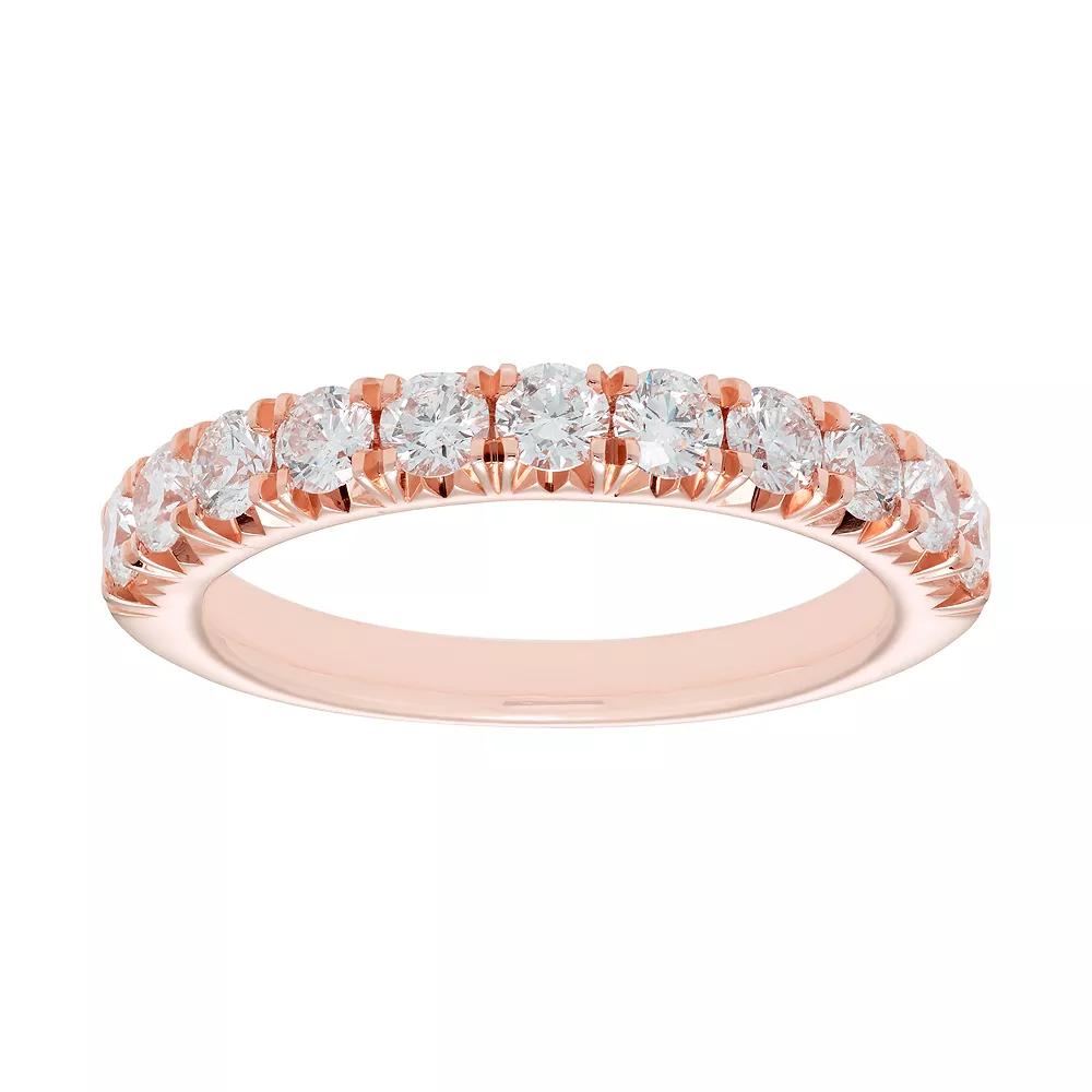 The Regal Collection 14k Gold 1 Carat T.W. IGL Certified Diamond Wedding Band, Women's,  Product Image