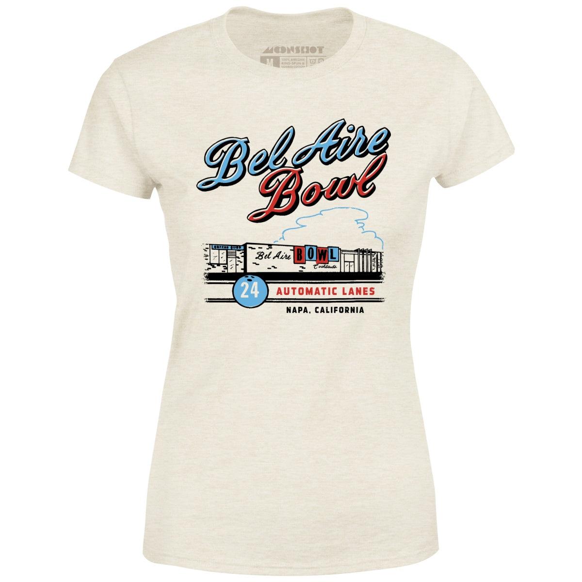 Bel Aire Bowl - Napa, CA - Vintage Bowling Alley - Women's T-Shirt Female Product Image