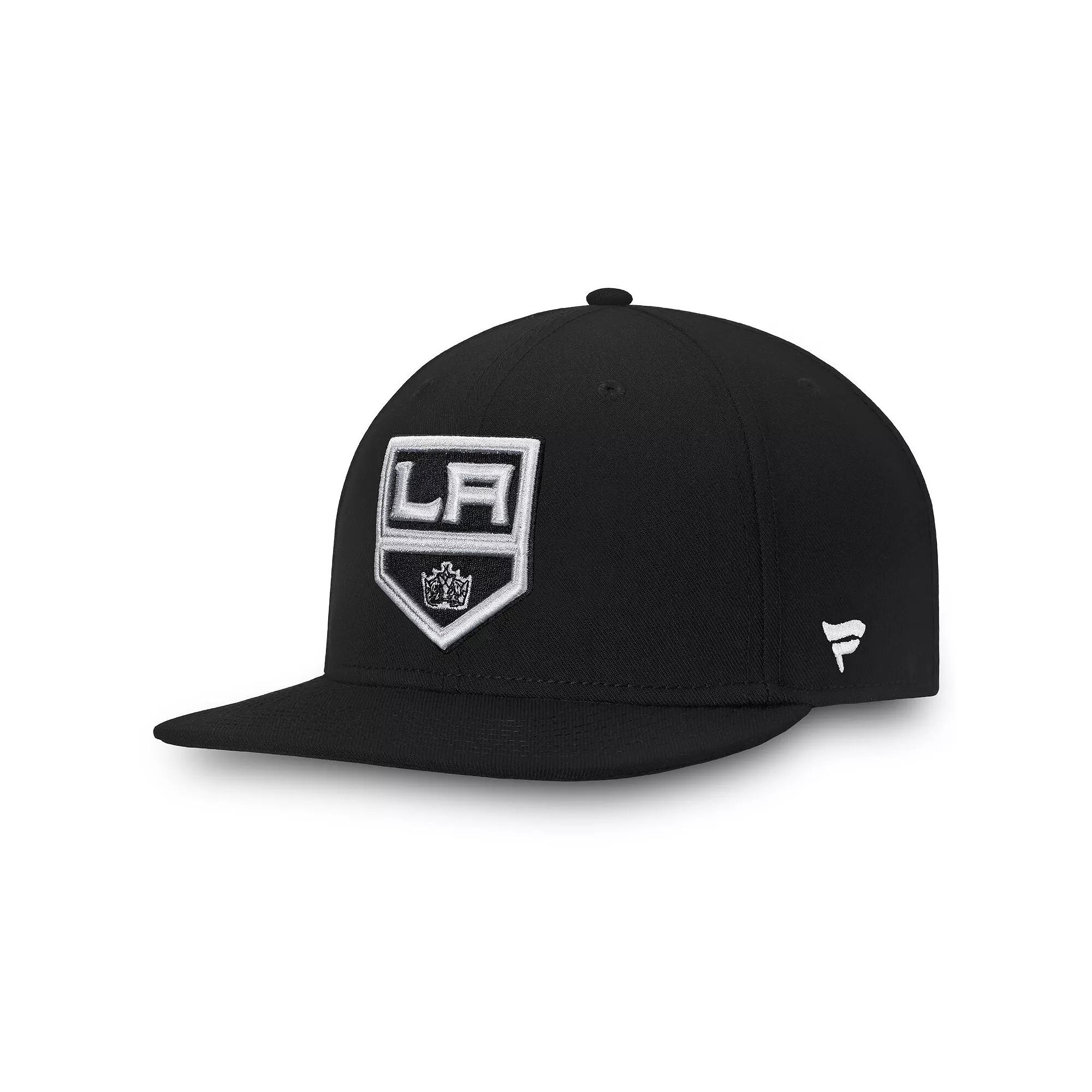 Men's Fanatics Black Los Angeles Kings Core Fitted Hat,  Product Image