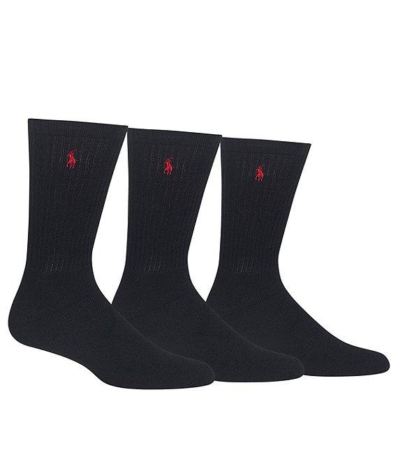 Polo Ralph Lauren Cotton Blend Crew Socks 3-Pack Product Image