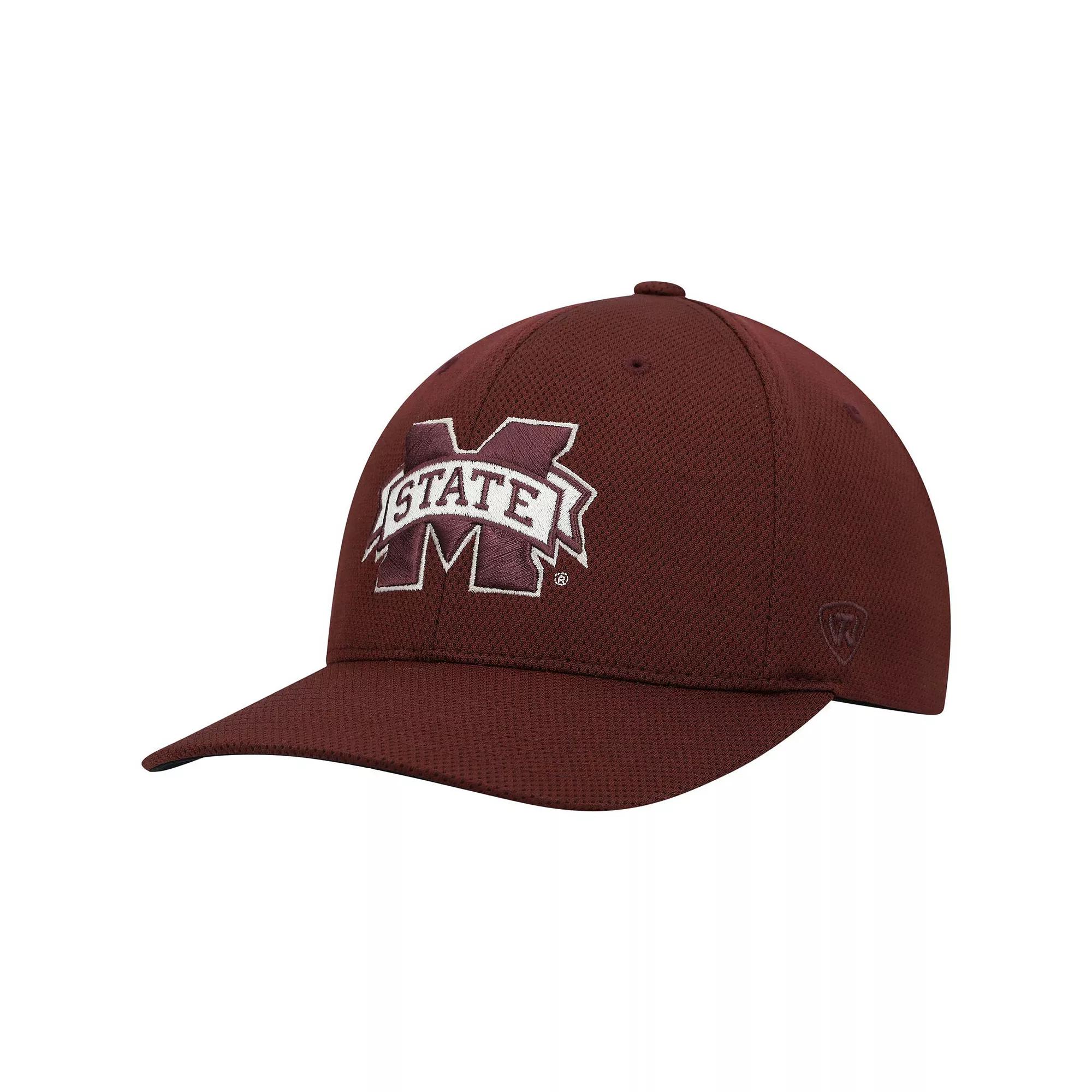 Men's Top of the World Maroon Mississippi State Bulldogs Reflex Logo Flex Hat, Size: Large/XL, Mst Red Product Image