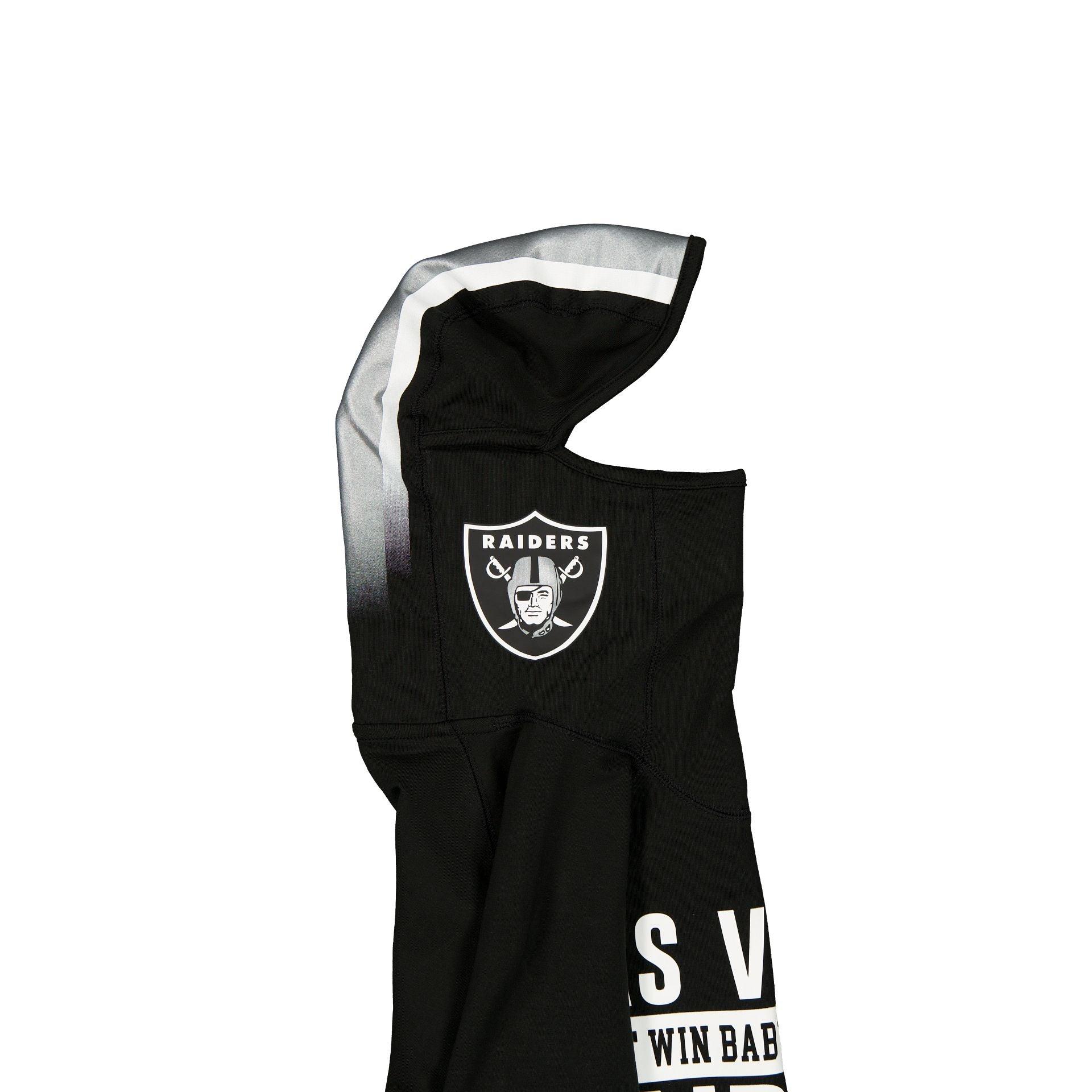 Las Vegas Raiders 2025 Functional Fandom Black Balaclava Hoodie Male Product Image