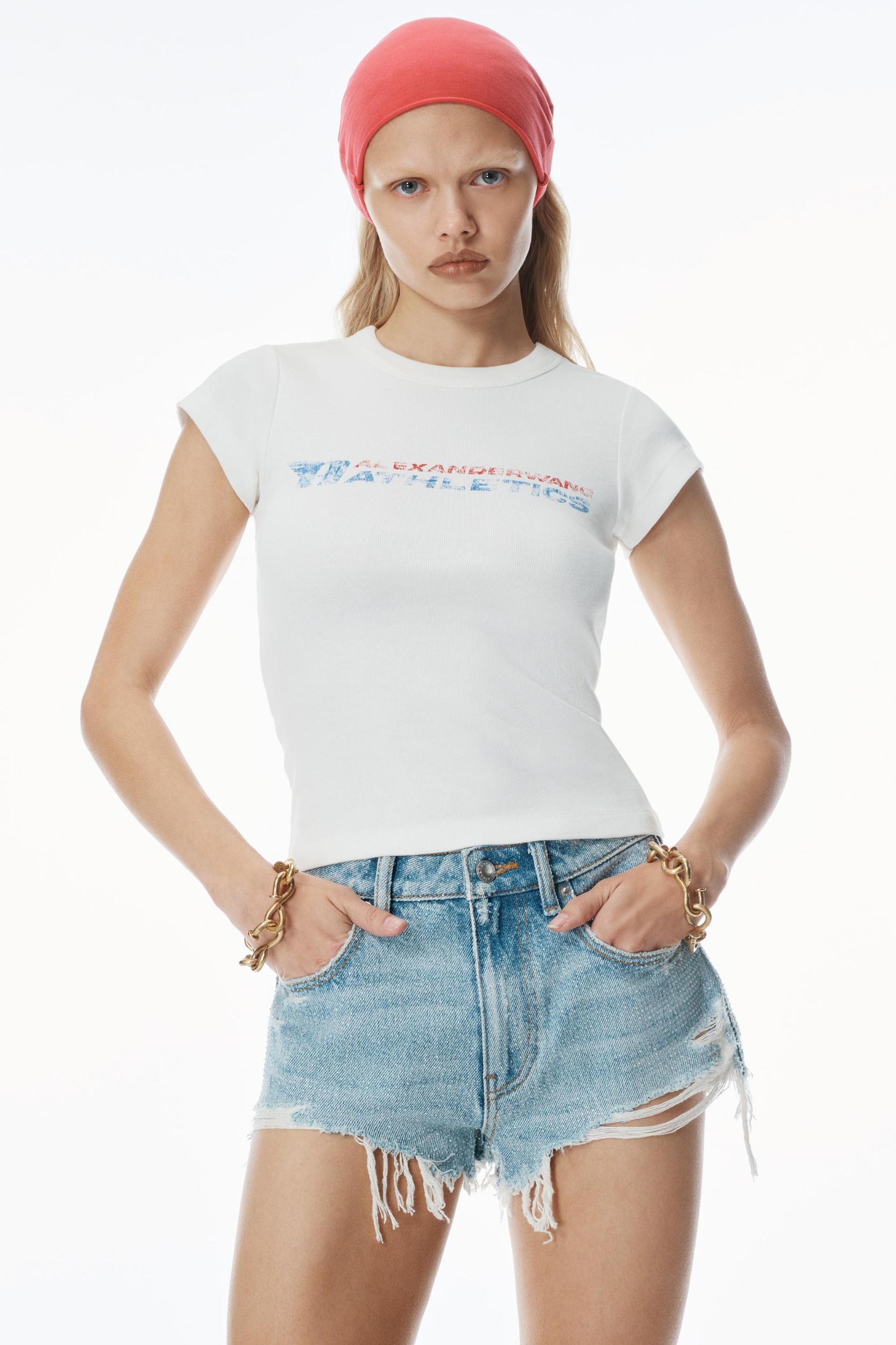 Distressed Logo Tee Product Image