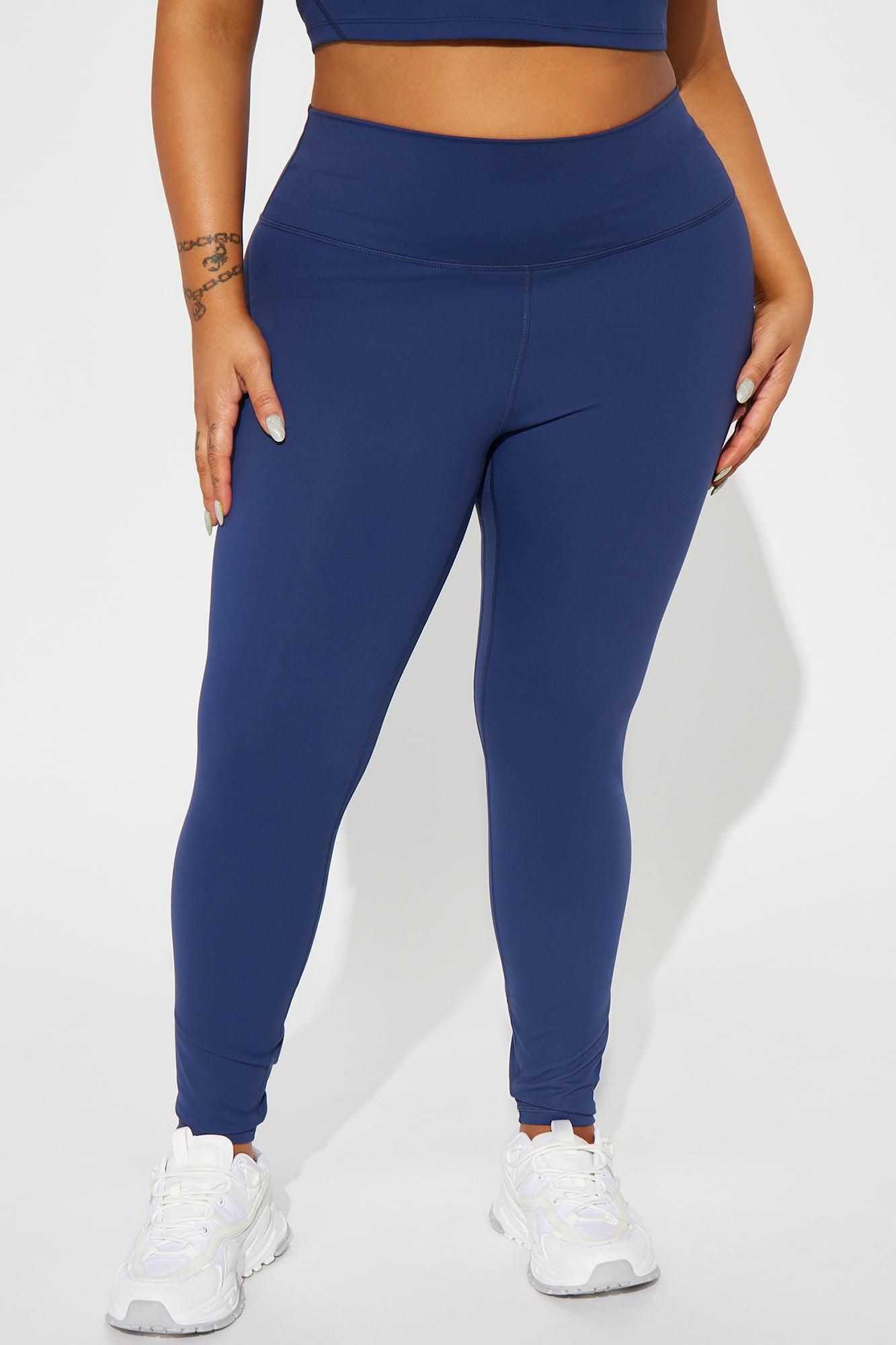 Get Right Active Leggings - Navy Product Image