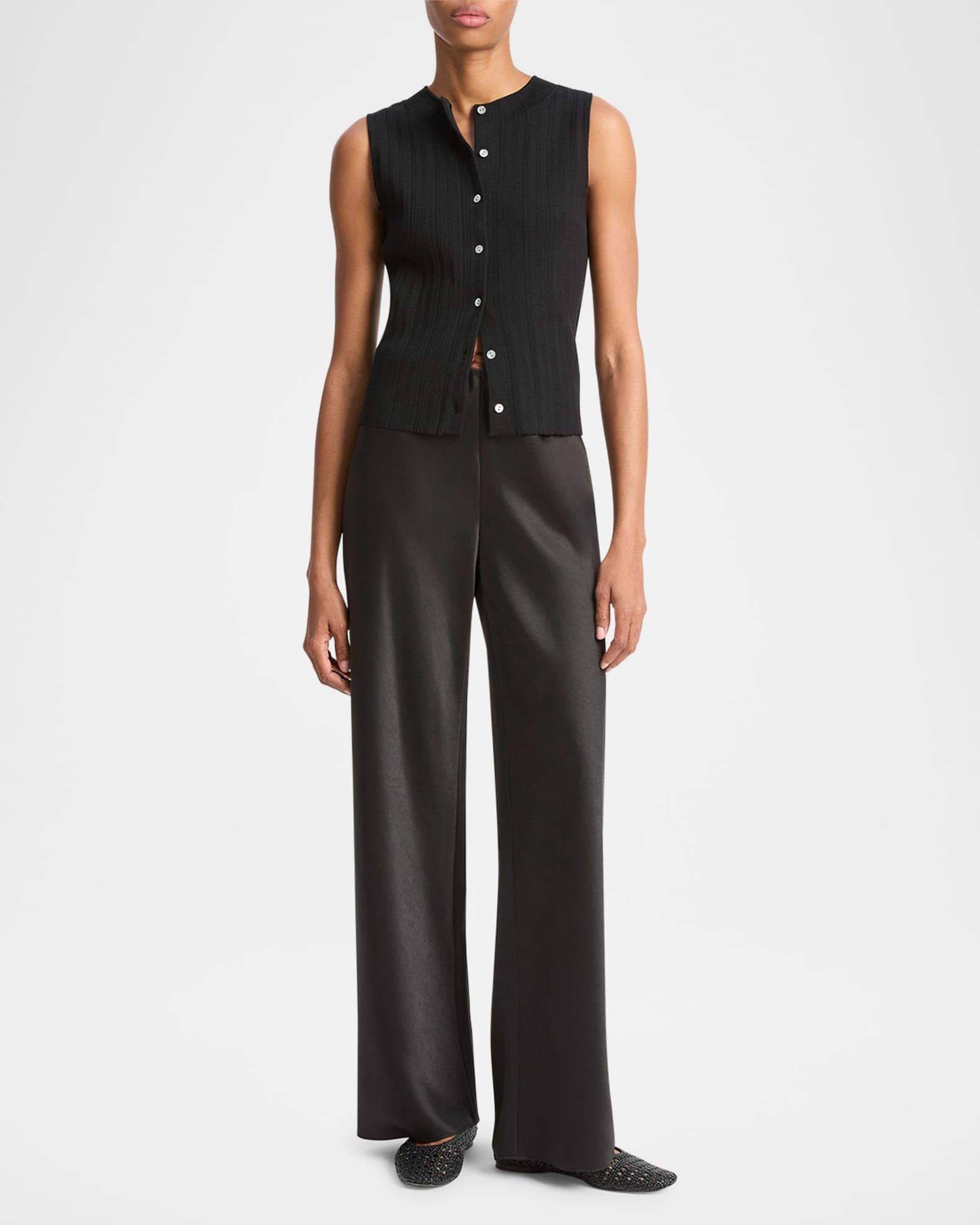 Button-Front Shell Sweater Product Image