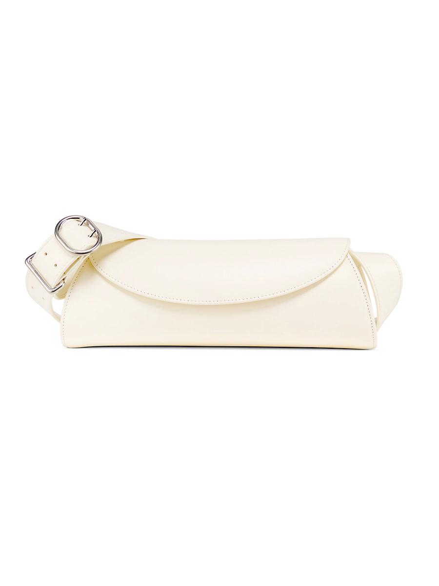 Womens Small Cannolo Leather Shoulder Bag Product Image