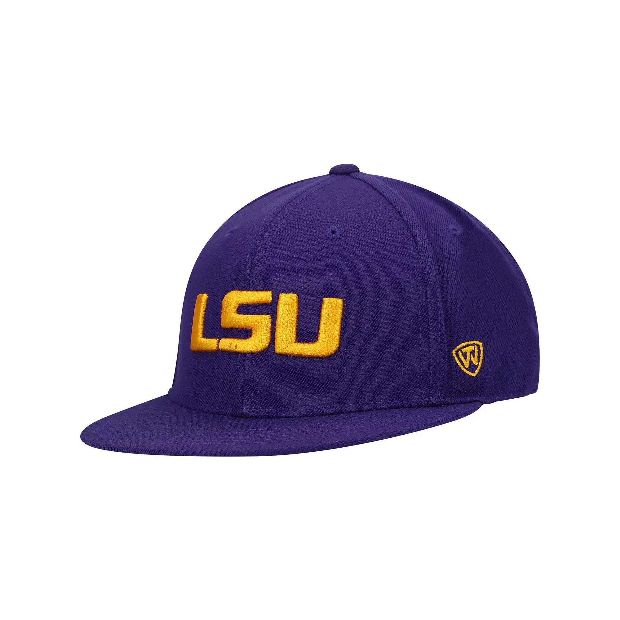 Men's Top of the World Purple LSU Tigers Team Color Fitted Hat, Size: 7 3/8 Product Image