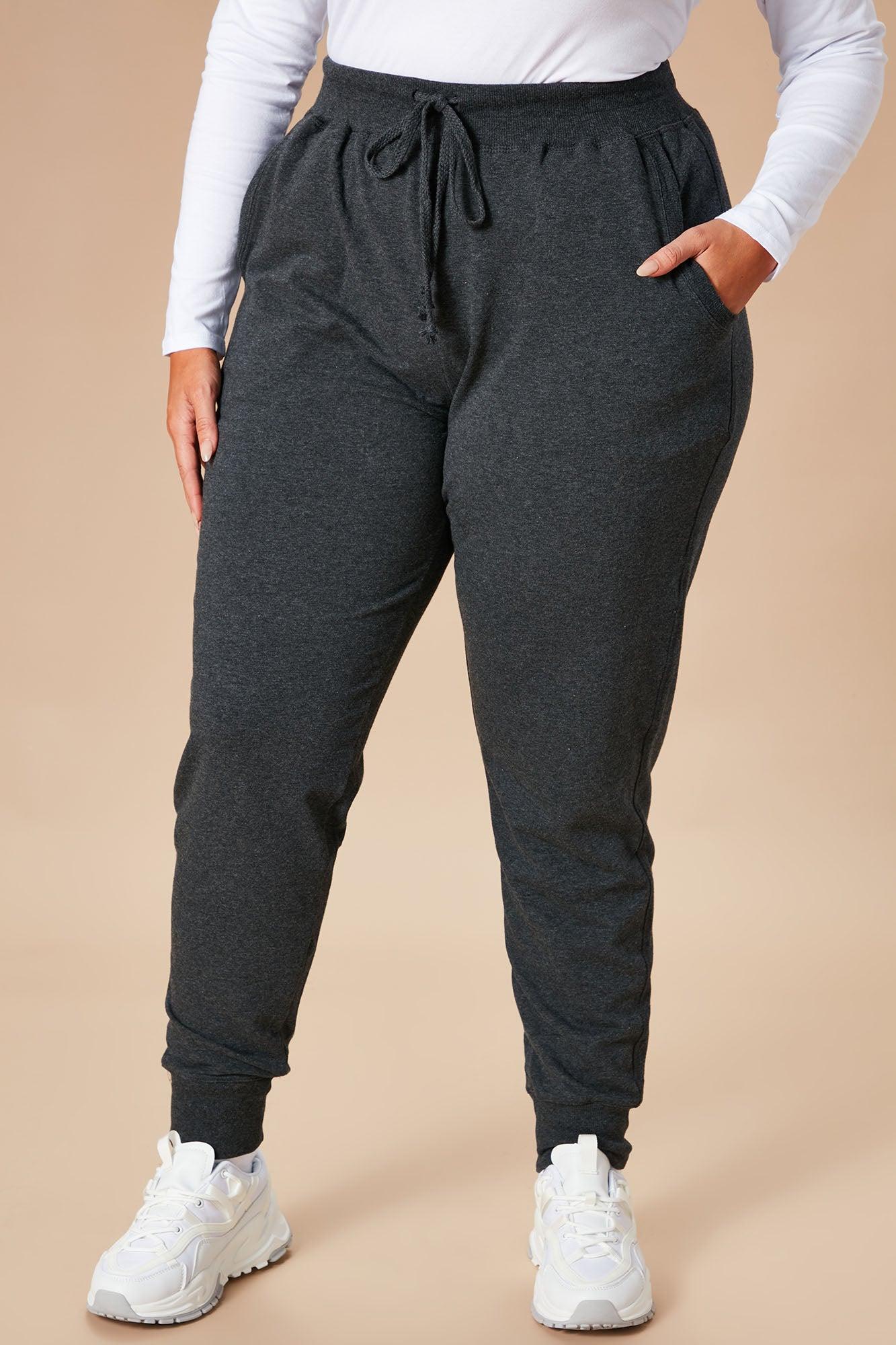 Latest And Greatest French Terry Jogger - Charcoal Product Image