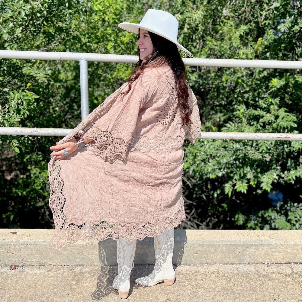 Mocha Bohemian Goddess Kimono* Product Image