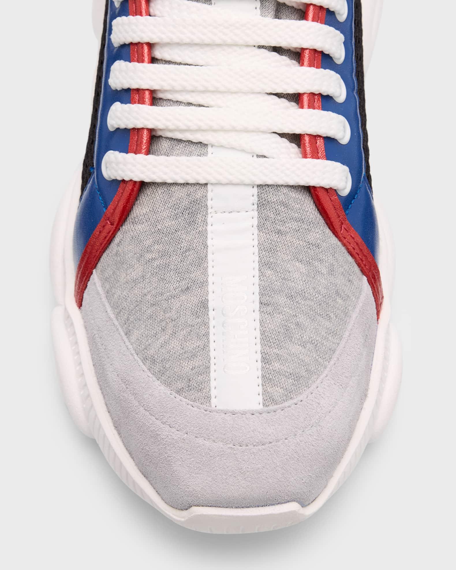 Men's Teddy Fashion Sneakers with Strap Product Image