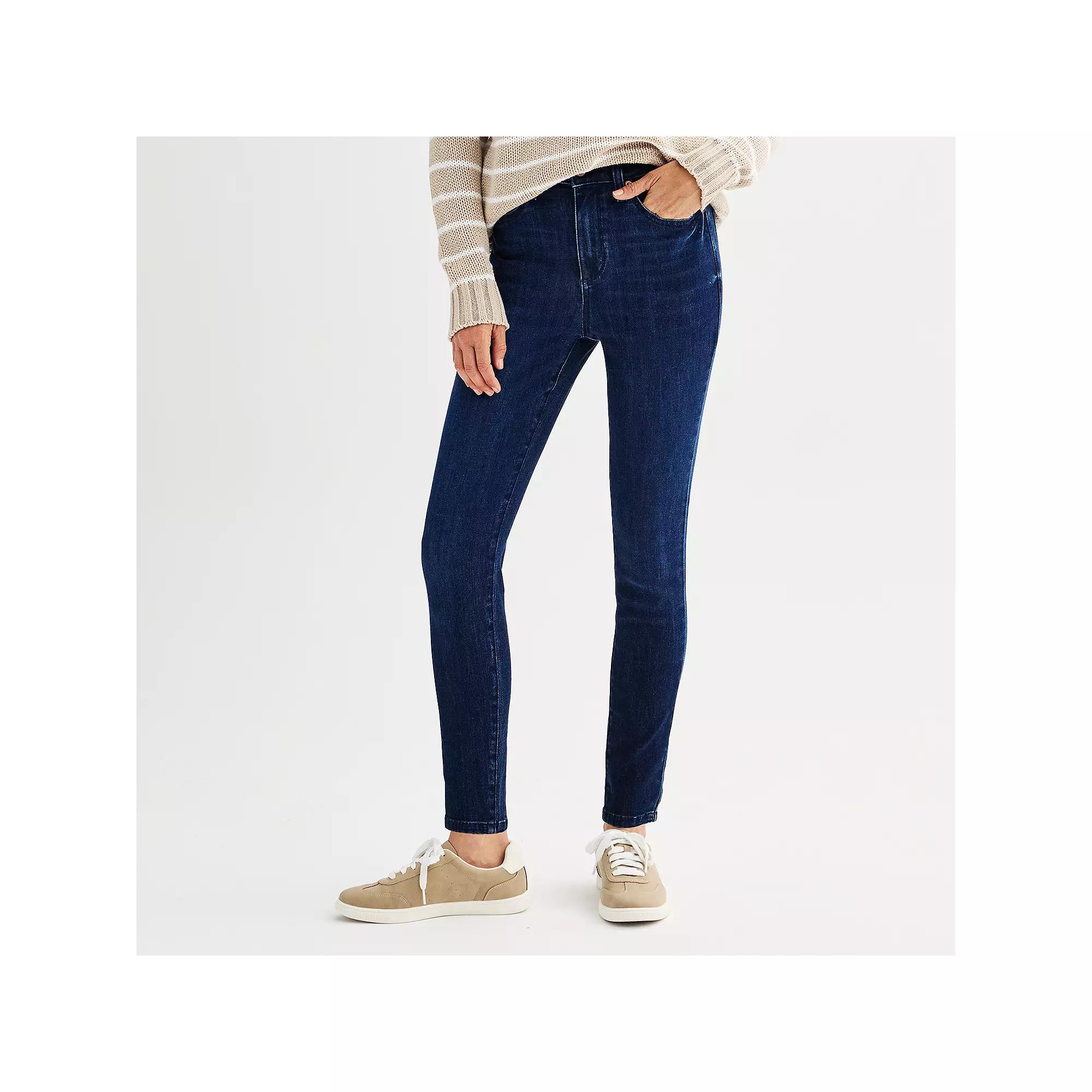 Petite Sonoma Goods For Life® High Rise Skinny Jeans, Women's,  Product Image