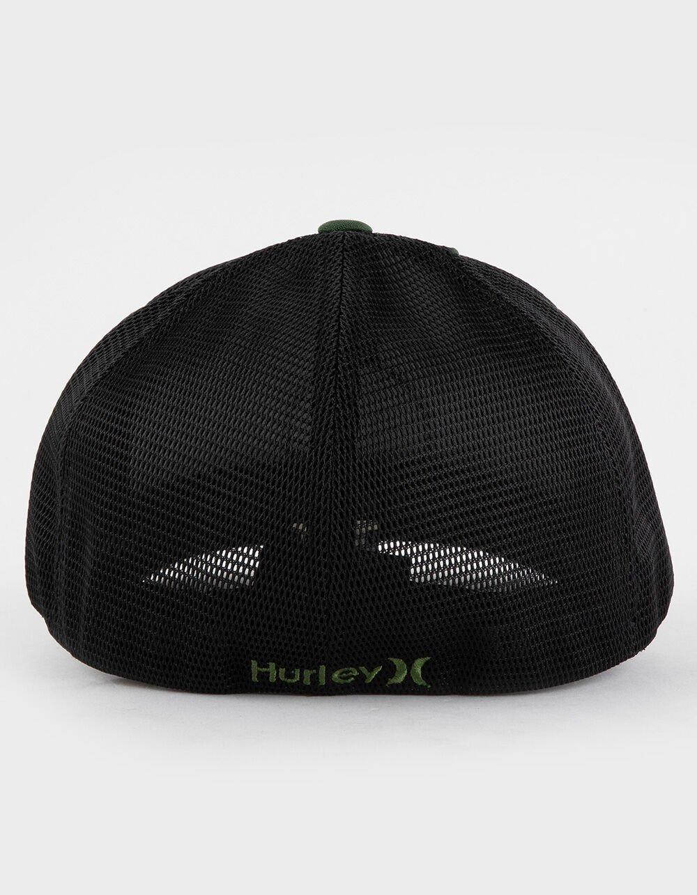 HURLEY Oceanside Mens Trucker Flexfit Hat - OLIVE Product Image