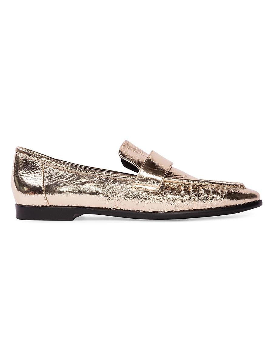 Womens Arrow Metallic Loafers Product Image