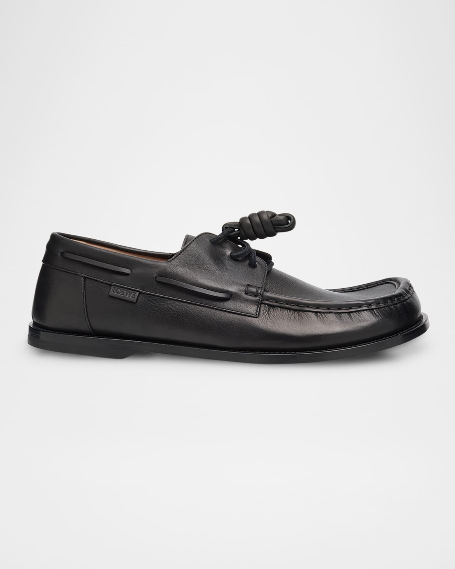 Men's Campo Leather Boat Shoes Product Image