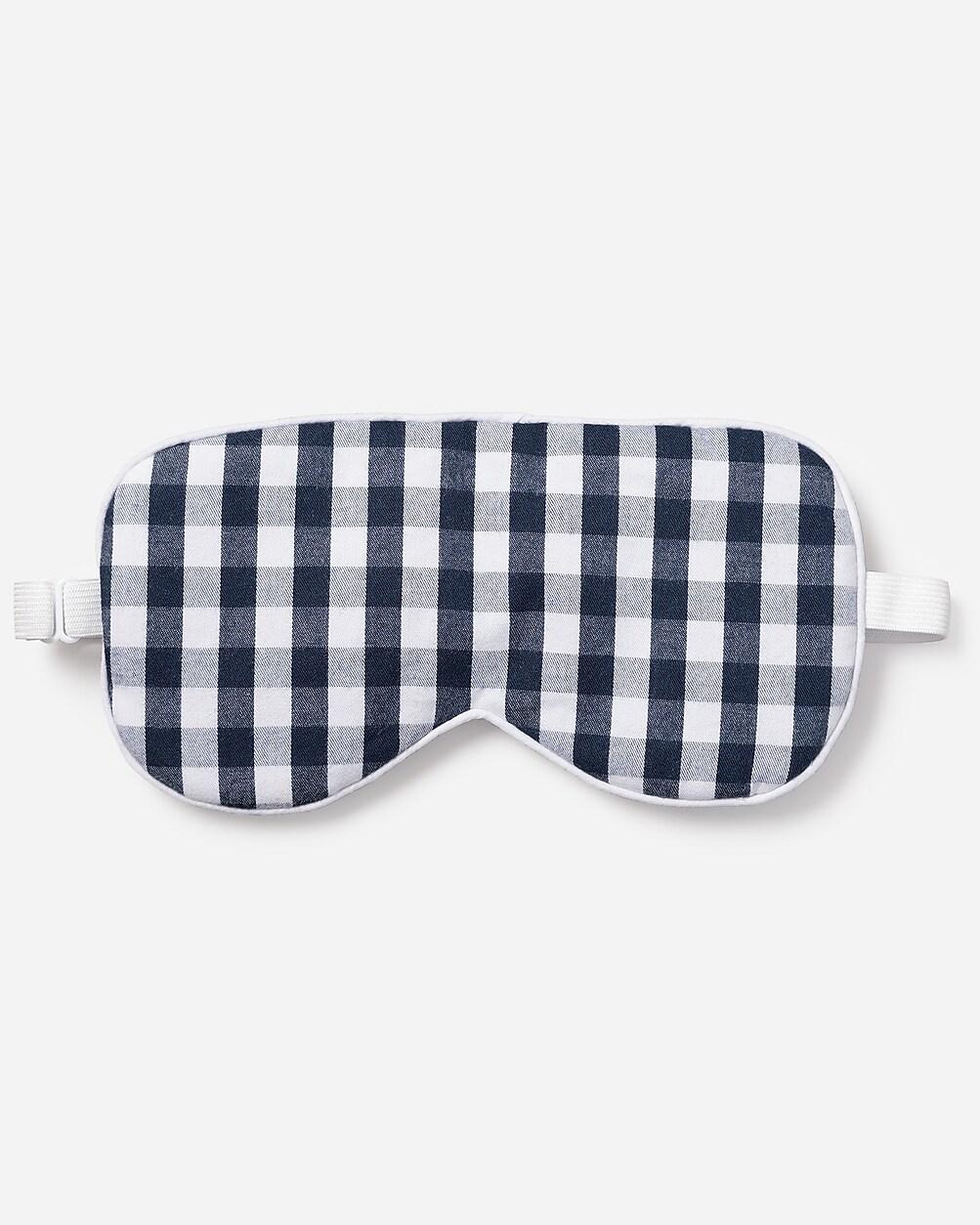 Petite Plume womens seersucker traditional eye mask set Product Image