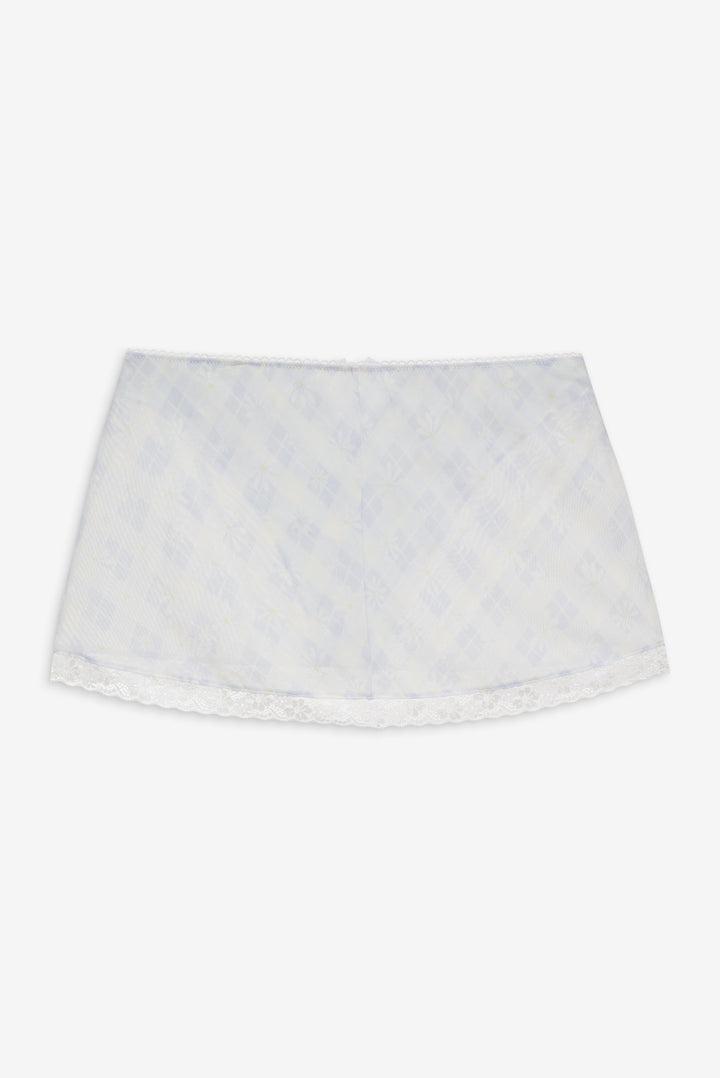Dee Dee Daisy Mini Skirt — Blue Product Image