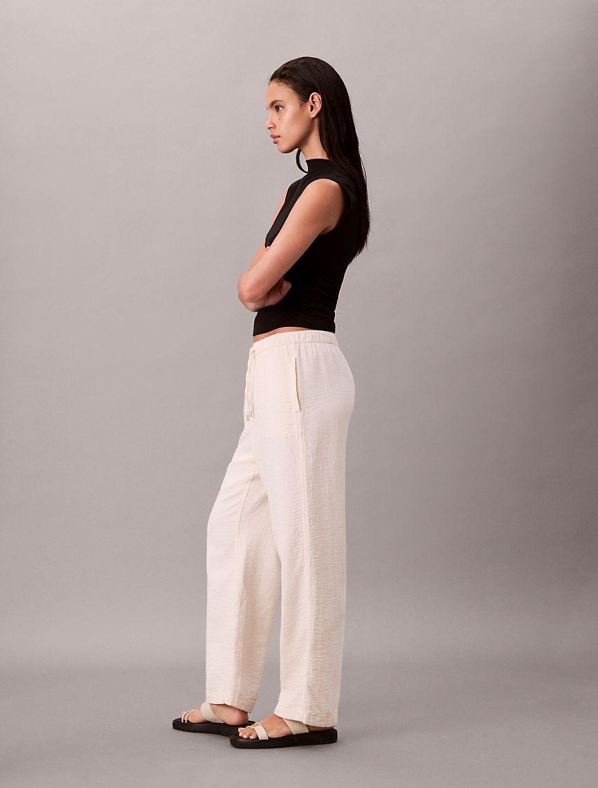 Double Gauze Pull-On Pants Product Image