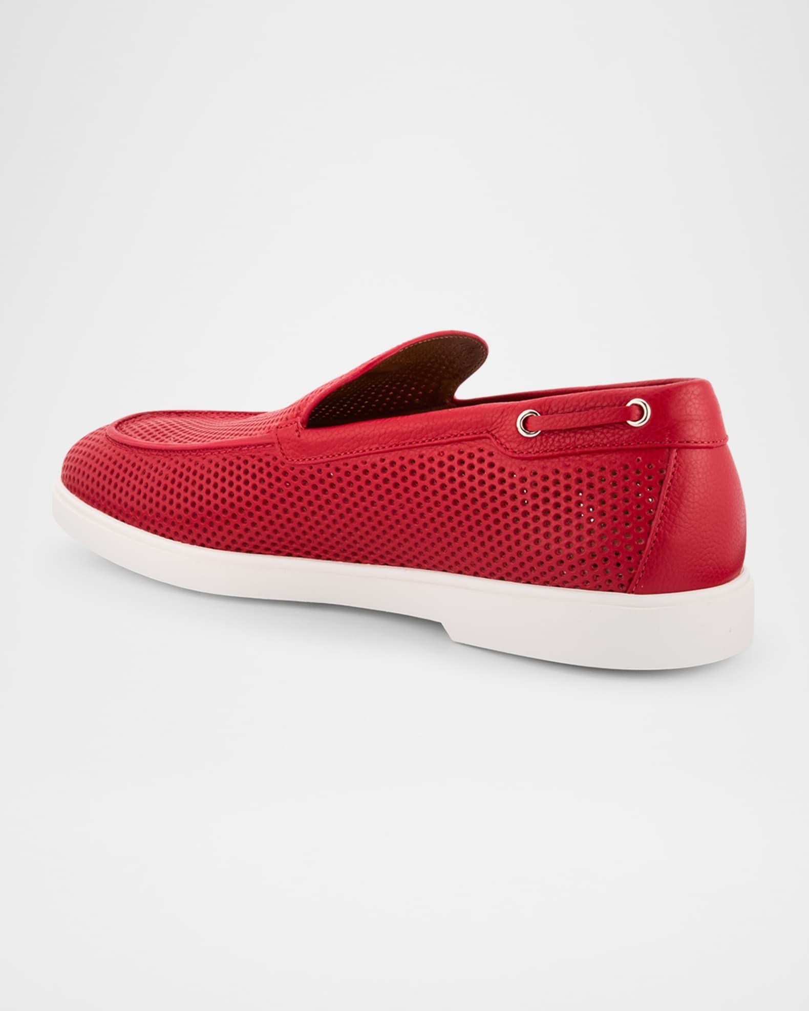 Men's Berth 10 Perforated Leather Loafers Product Image