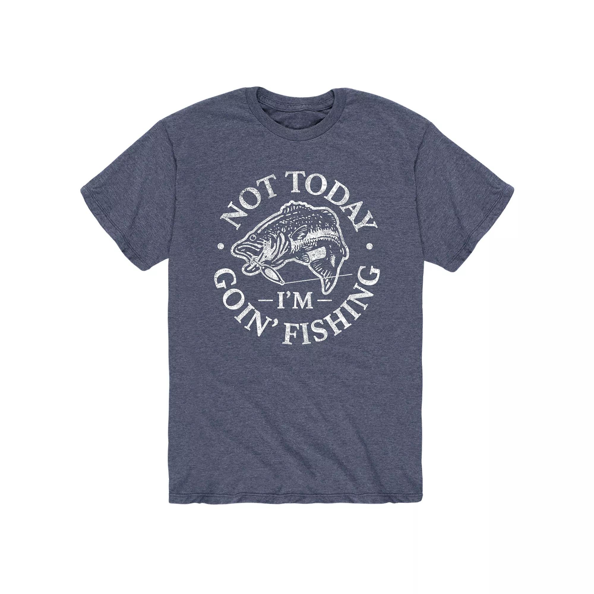 Men's Not Today Goin' Fishing Tee,  Product Image