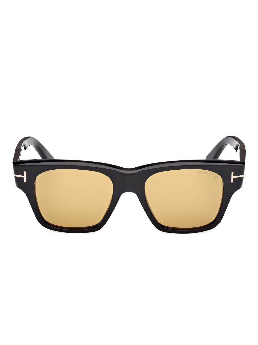 square-frame tinted sunglasses Product Image