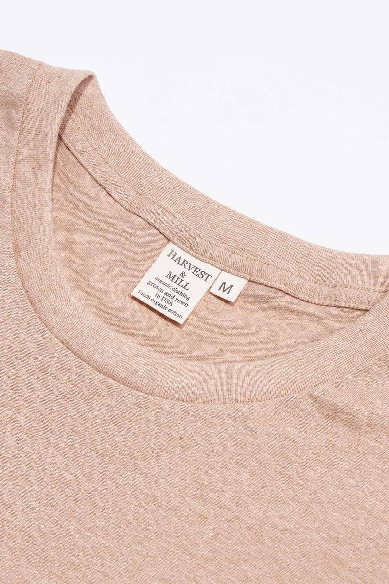 Men's Organic Heirloom Brown Crew Tee Product Image