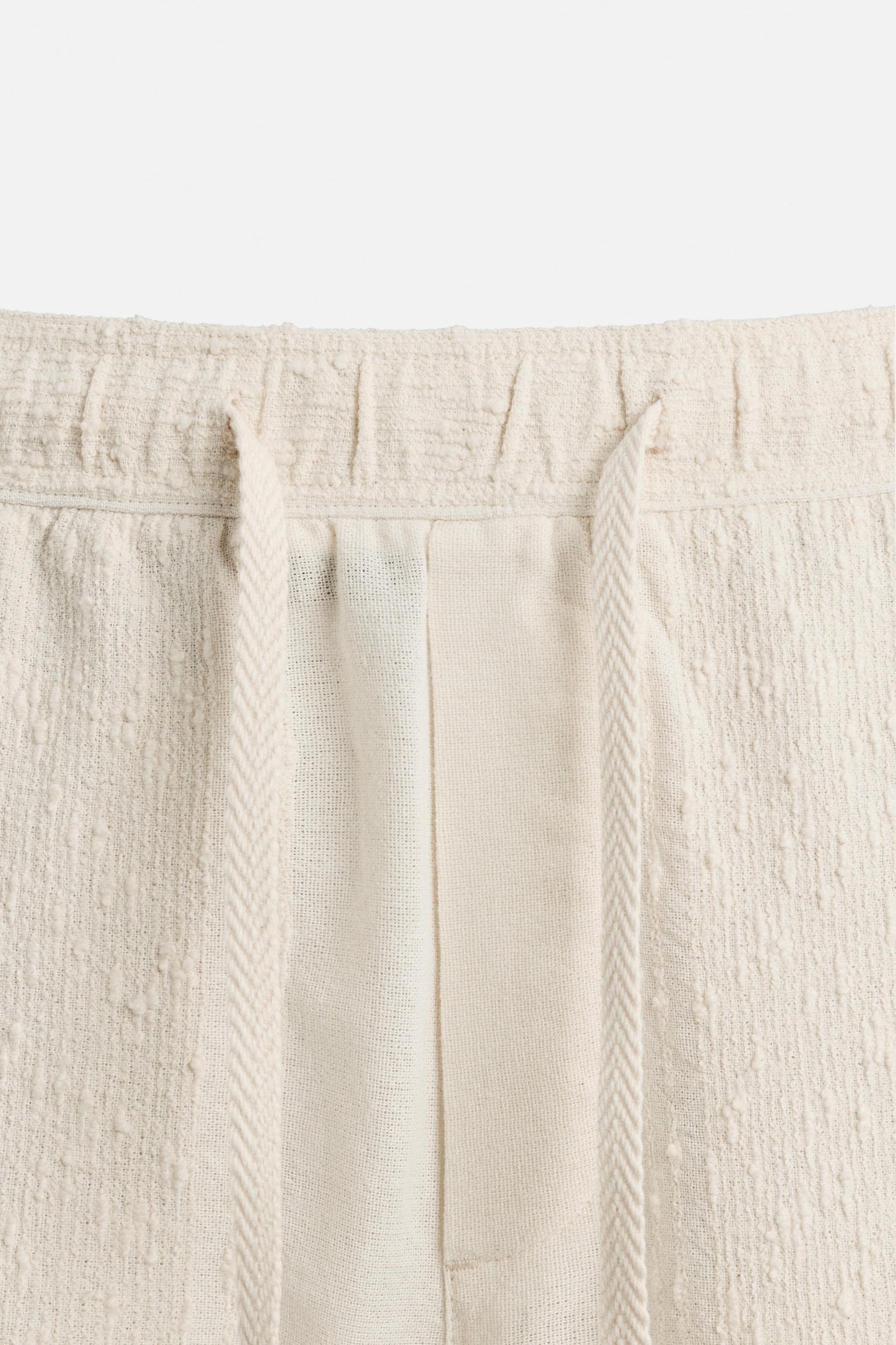 JACQUARD TEXTURED SHORTS Product Image