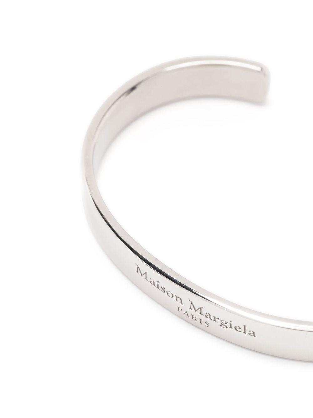 logo-engraved cuff bracelet Product Image