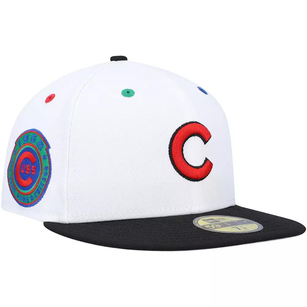 Men's New Era White/Black Chicago Cubs 1962 MLB All-Star Game Primary Eye 59FIFTY Fitted Hat,  Product Image