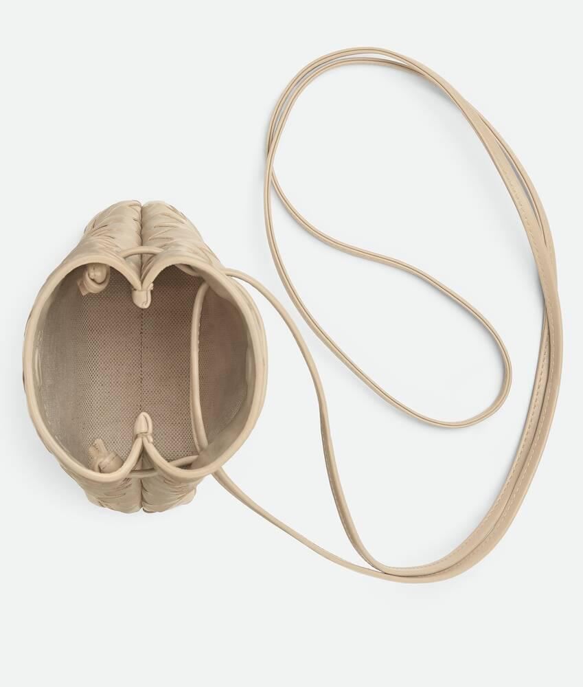 Women's Intrecciato Pouch in Ecru Product Image