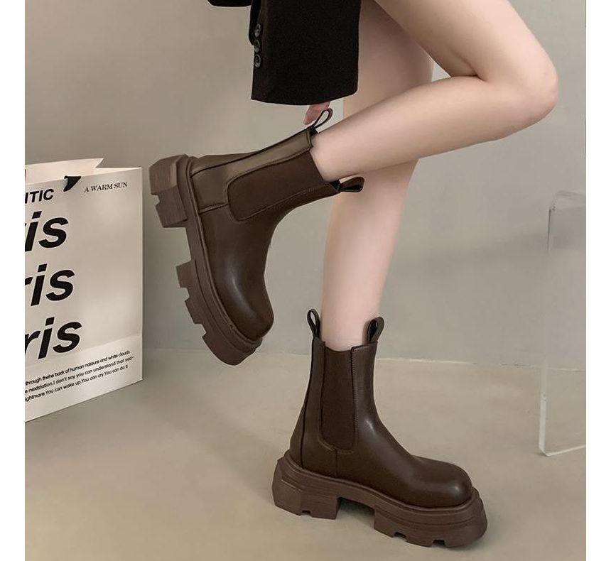 Platform Short Chelsea Boots Product Image