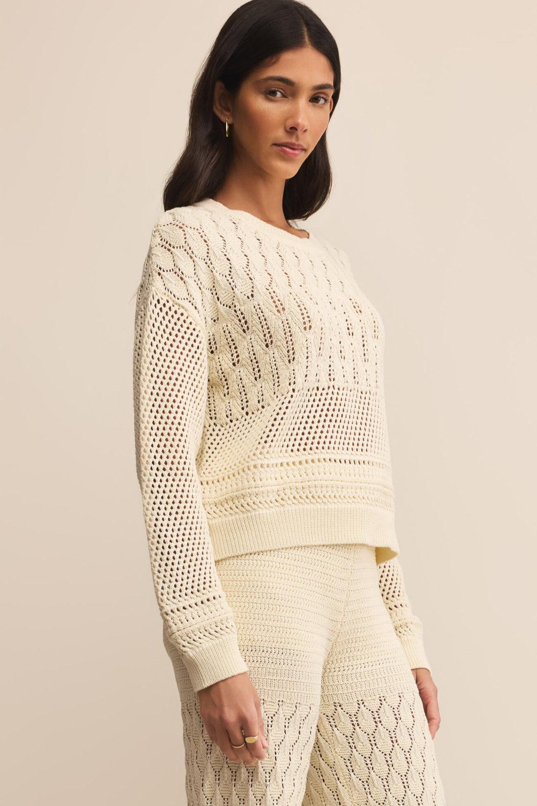 Rue Crochet Sweater Product Image
