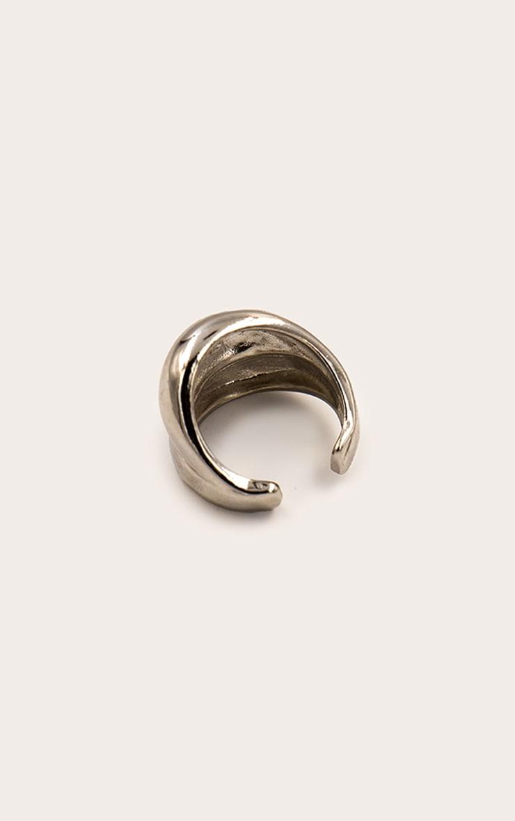 Silver Double Loop Ring Product Image