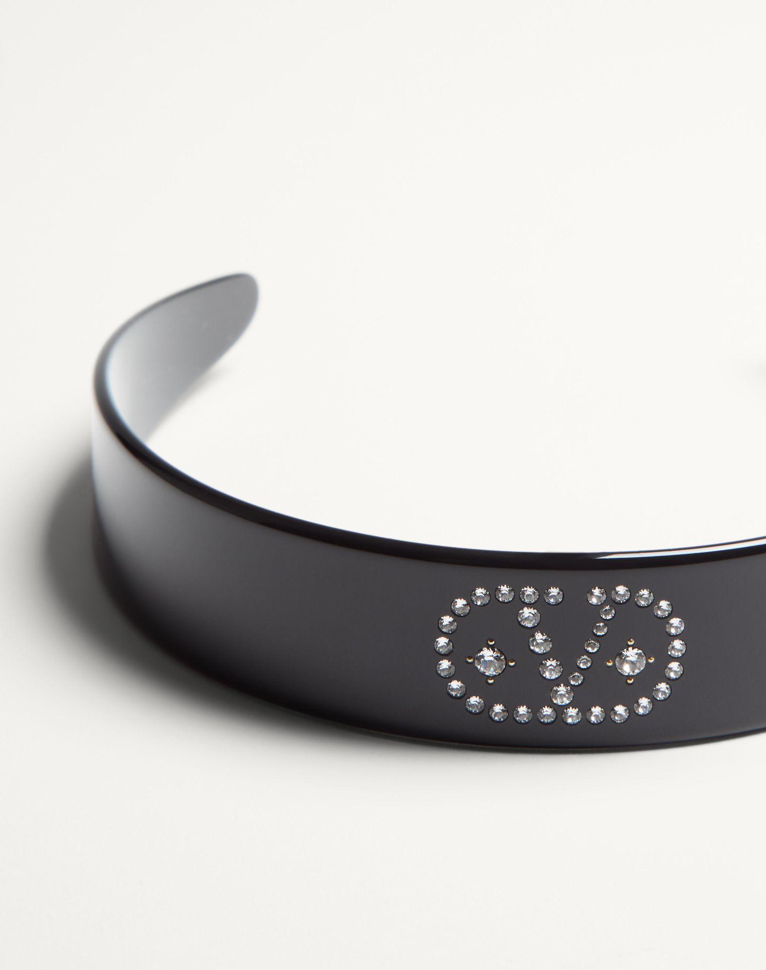 Vlogo Signature Headband In Resin, Metal And Crystals Product Image