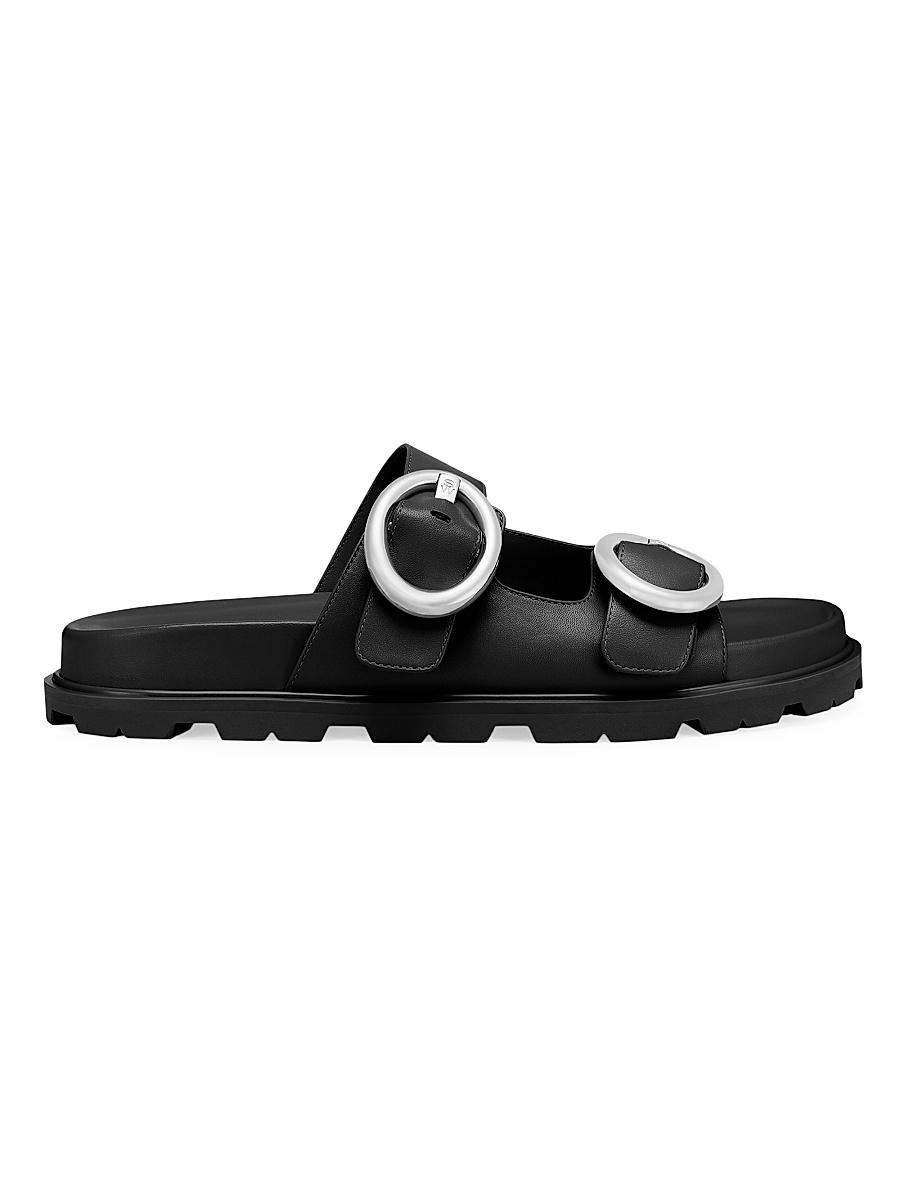 Womens Benni Sport Leather Slides Sandals Product Image