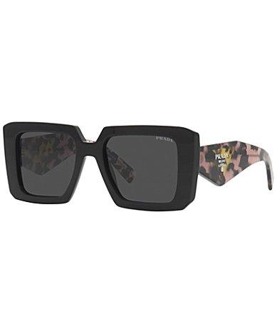 Womens 53MM Rectangular Sunglasses Product Image