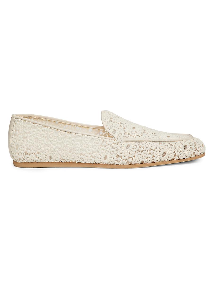 Womens Lee Crochet Leather Loafers Product Image