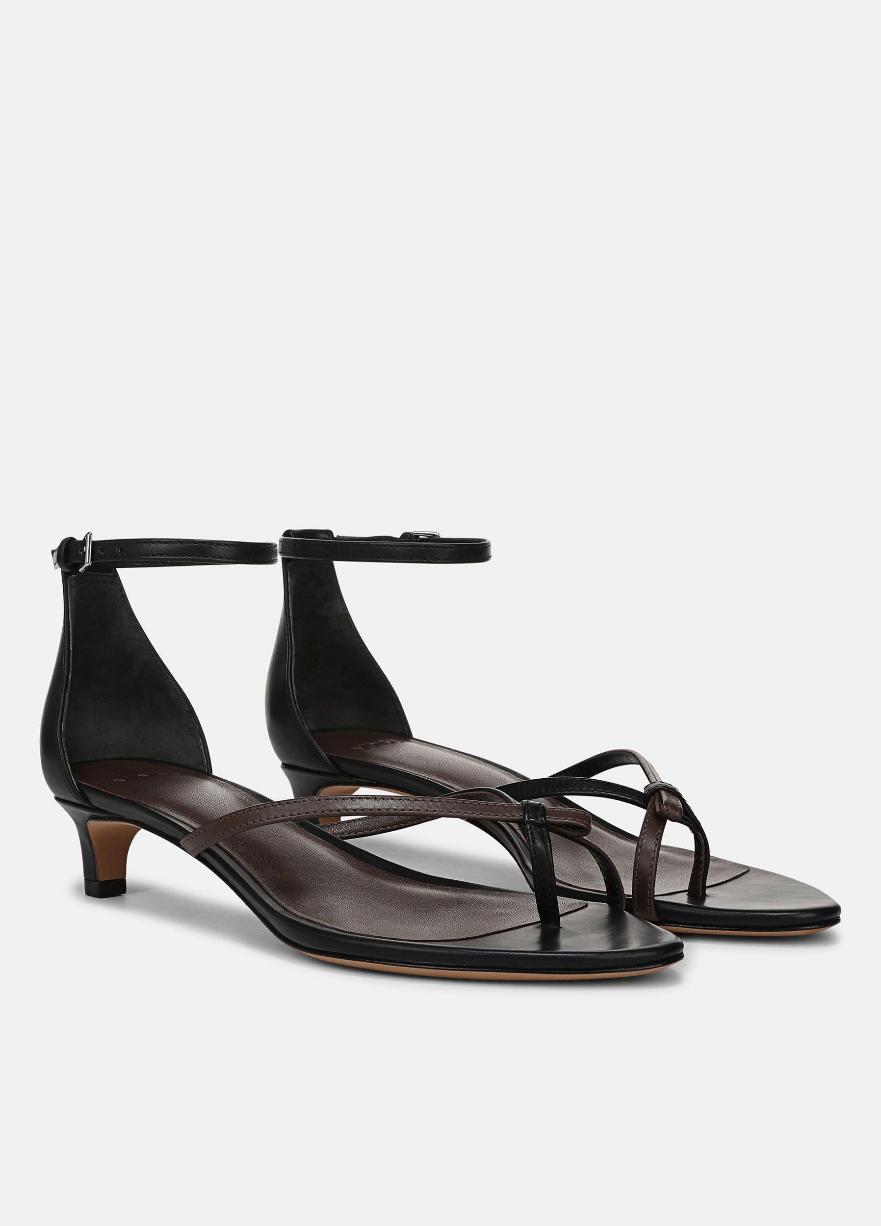 Siri Leather Heeled Sandal Product Image