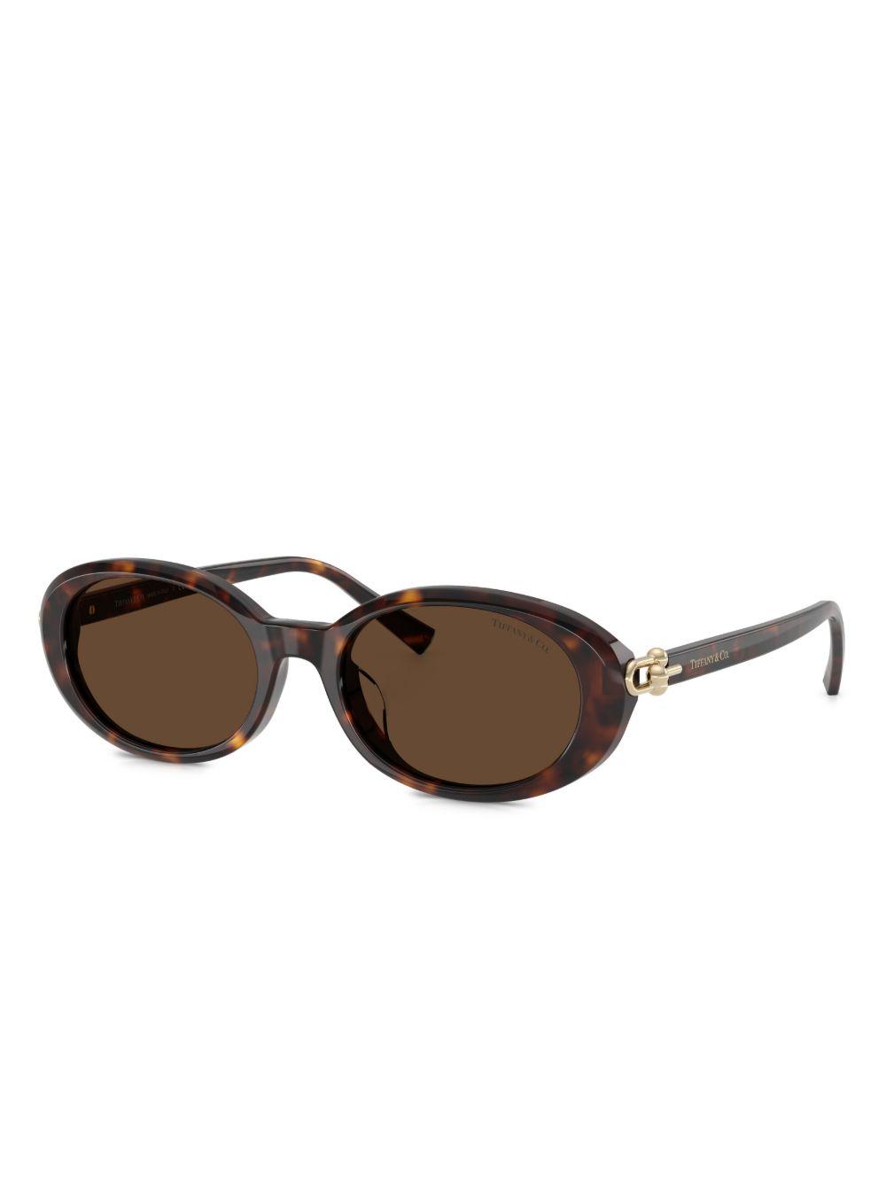 oval-frame sunglasses Product Image
