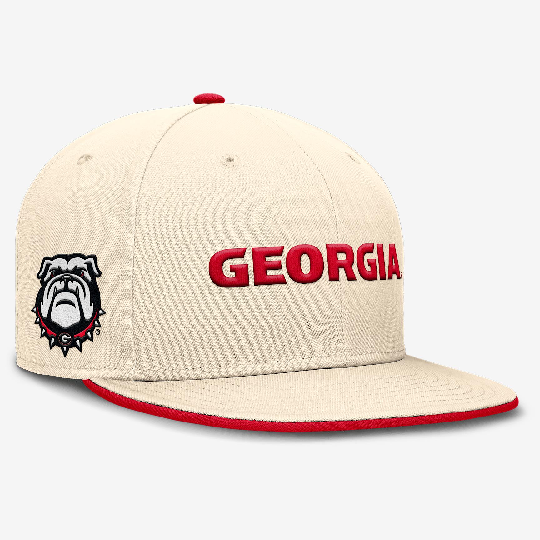 Georgia Bulldogs Primetime True Nike Men's Dri-FIT College Fitted Hat Product Image