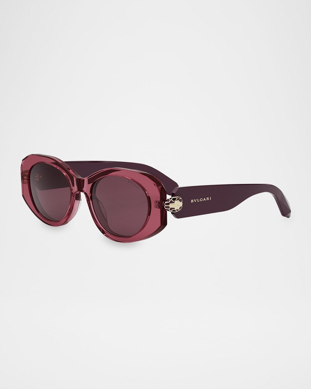 Womens Serpenti 52MM Oval Sunglasses Product Image