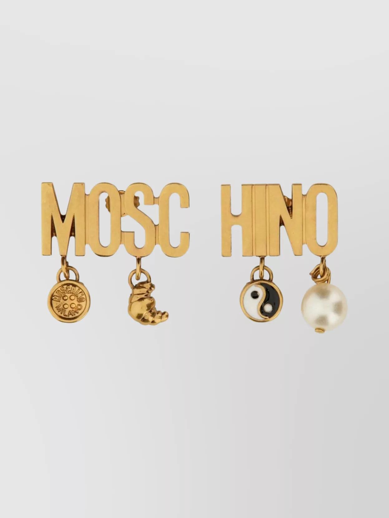 logo-lettering earrings Product Image