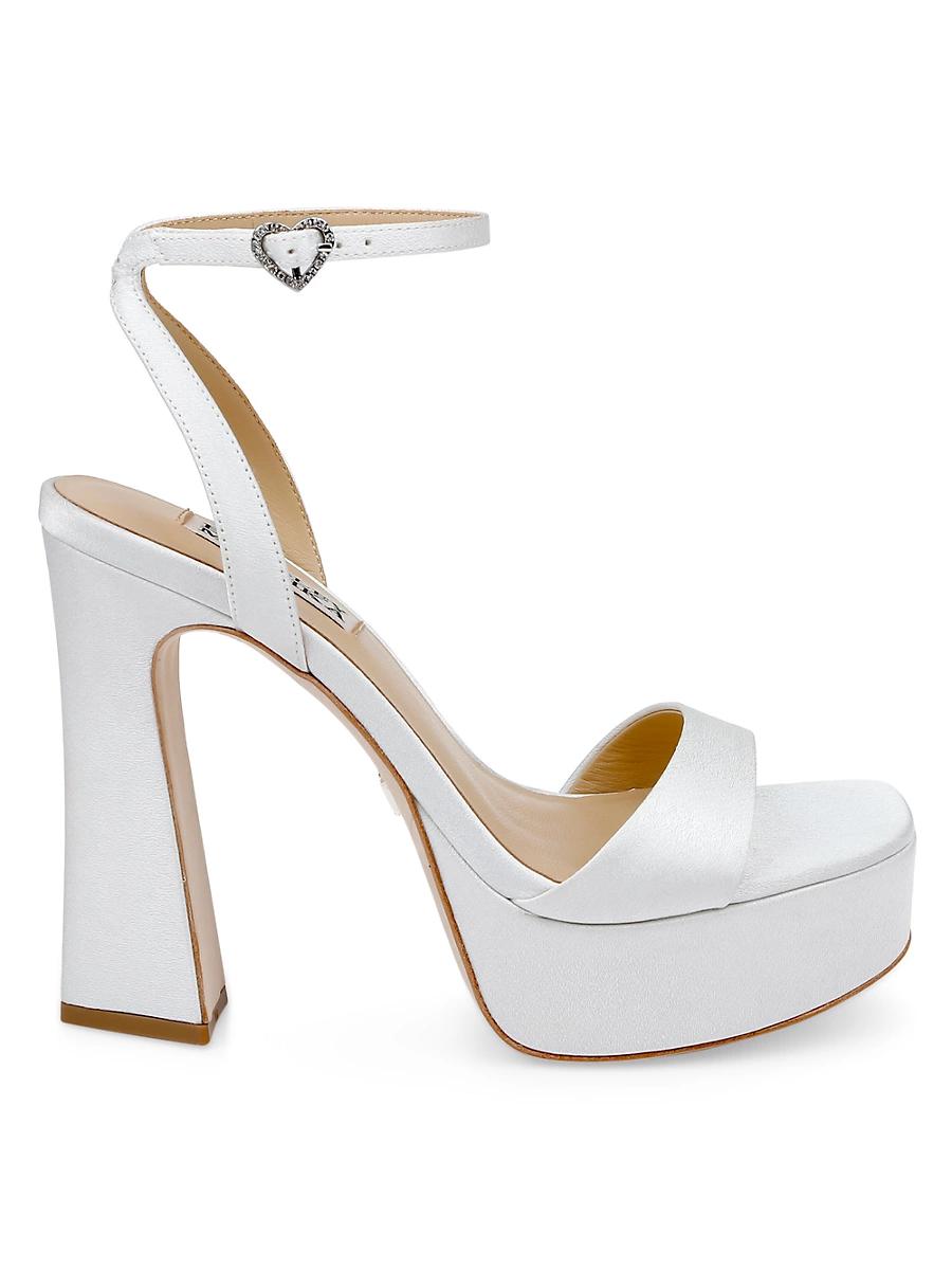 Womens Caia 125MM Satin Platform Sandals Product Image