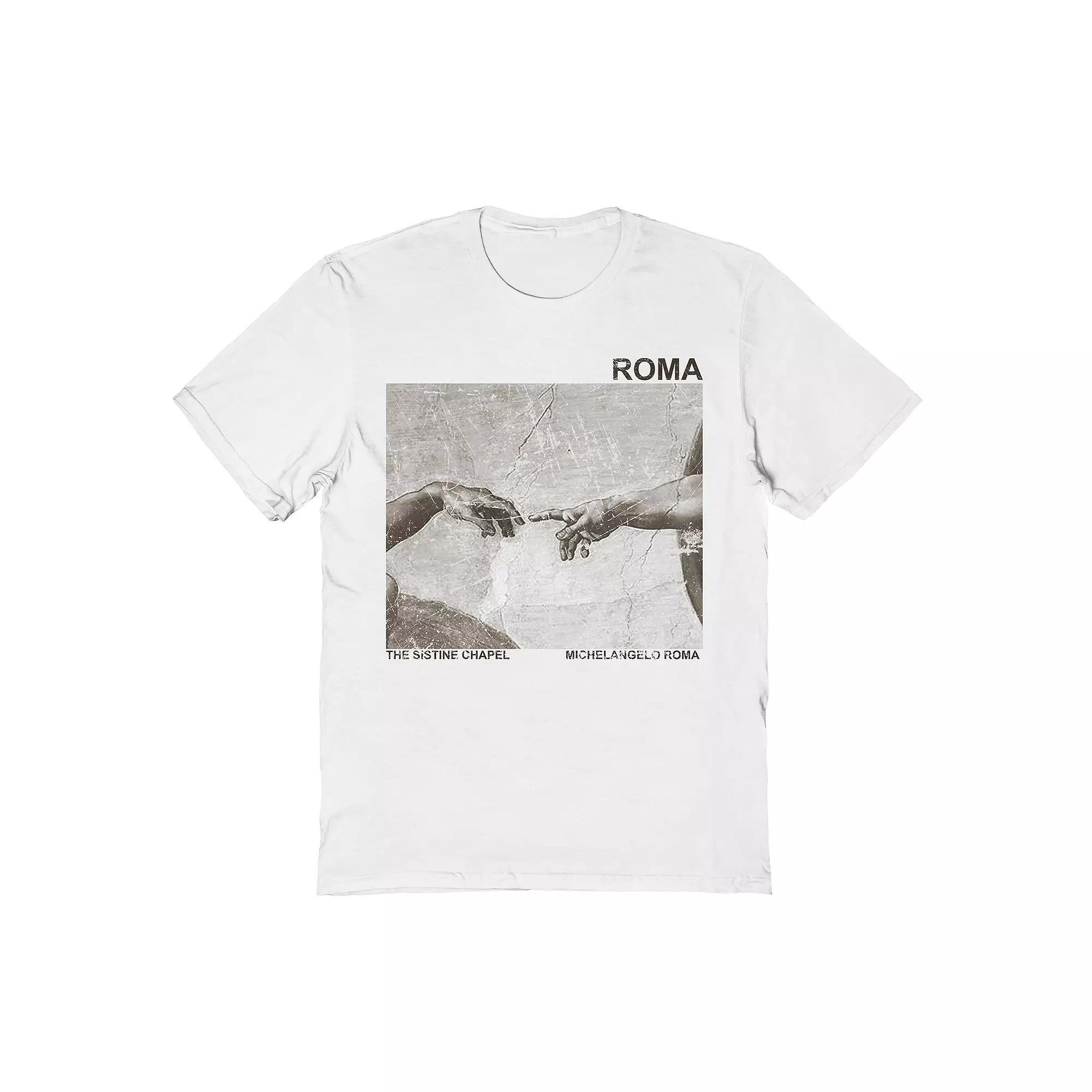 Men's Michaelangelo Roma Tee, Size: XL, White Product Image