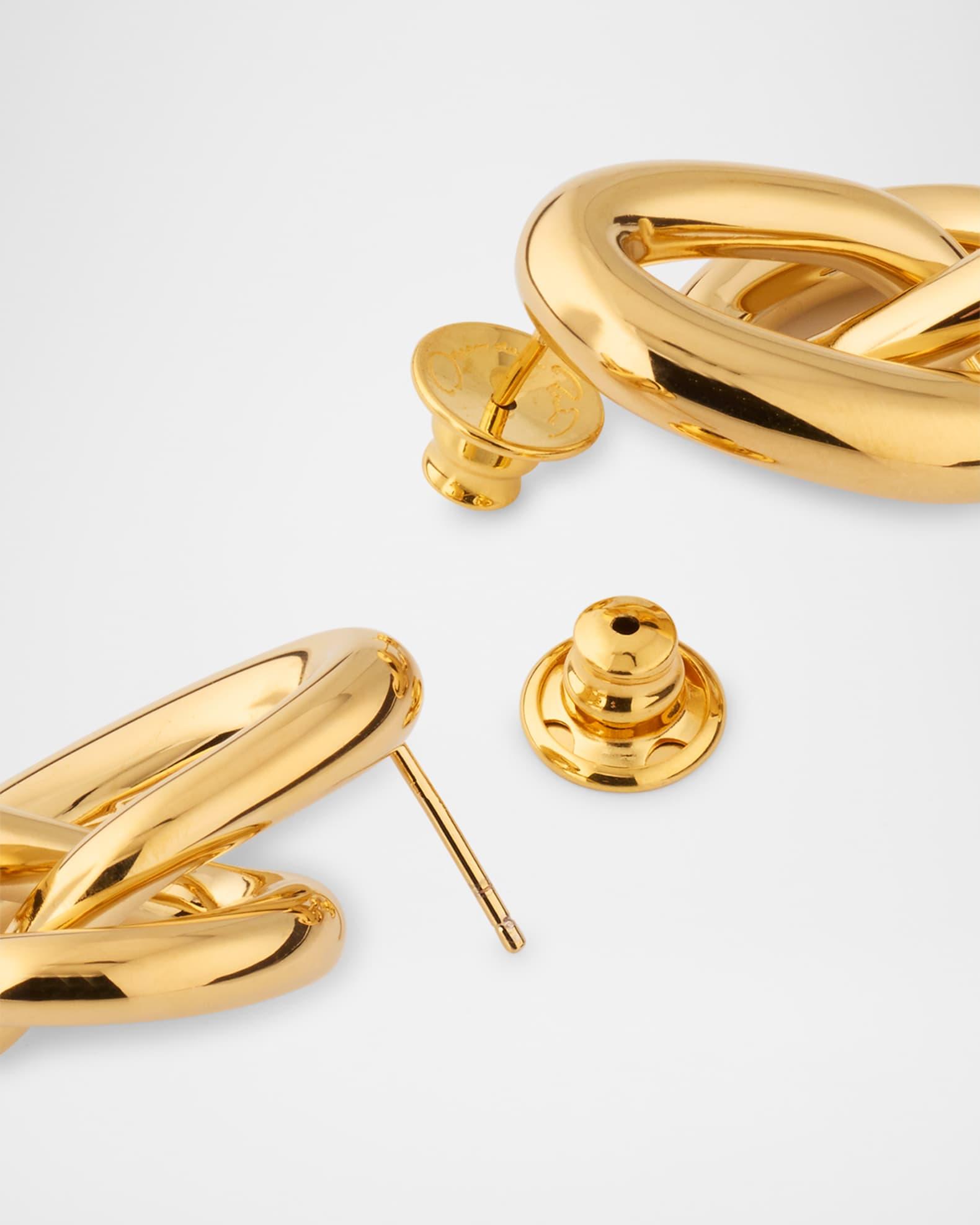 Twisted Knot Stud Earrings Product Image