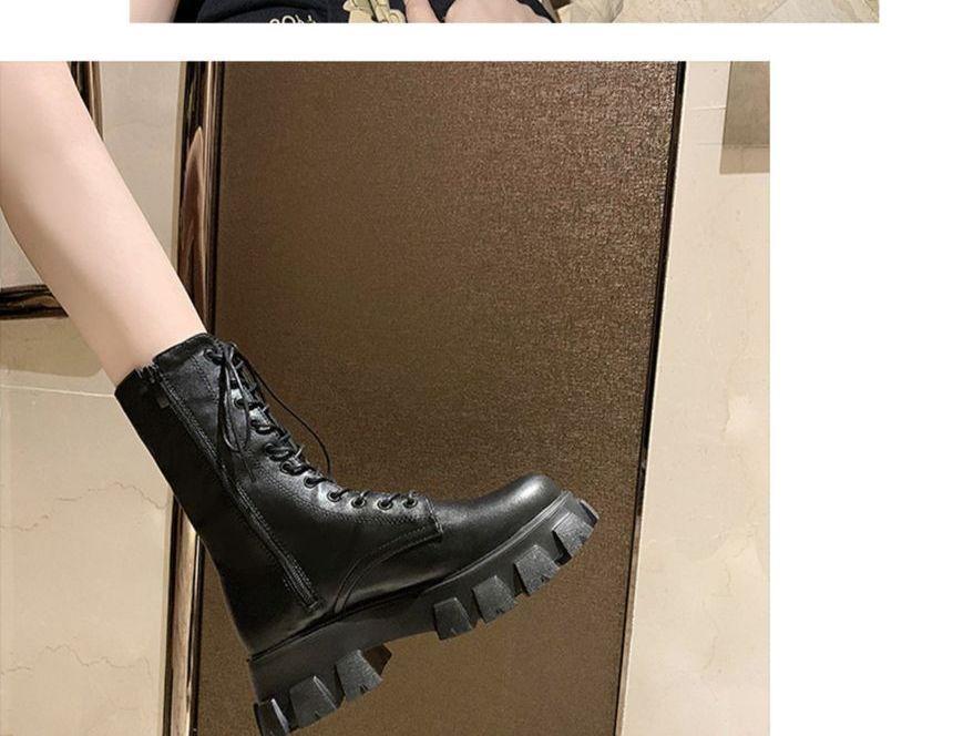 Lace Up Platform Boots Product Image