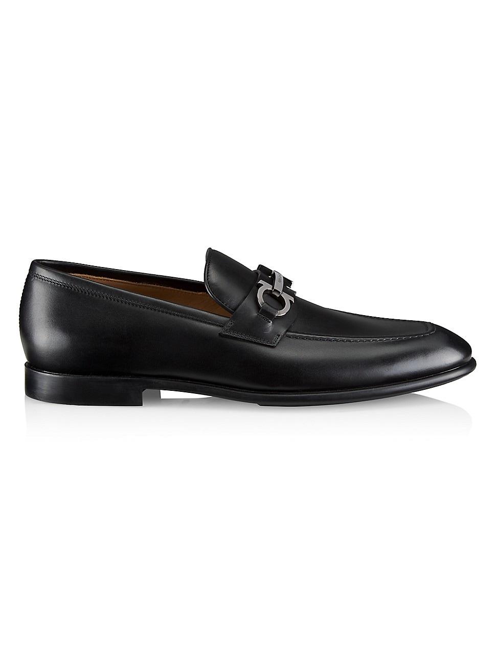 Ferragamo Mens Foster Leather Loafers Product Image